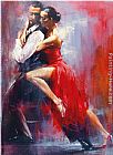Tango Canvas Paintings - Tango Nuevo I